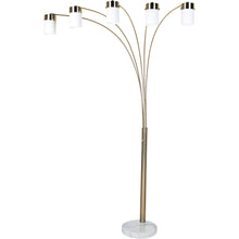 Load image into Gallery viewer, Five Metal Floor Lamp - Light Gold
