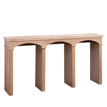 Load image into Gallery viewer, Archway Console Table - Antique Natural / Light Natural / Natural
