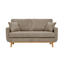 Load image into Gallery viewer, Upholstered Loveseat With Arms And Pillows
