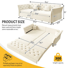 Load image into Gallery viewer, Oversize Pull Out Sofa Bed For Living Room
