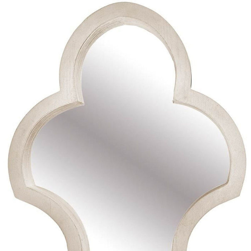 34" Novelty Framed Accent Mirror - Natural