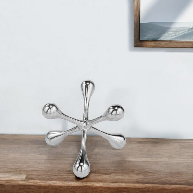 Buffed Decorative Jack - Silver
