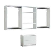 Load image into Gallery viewer, Devi - Wall Mounted Wood Closet System With Modular Units
