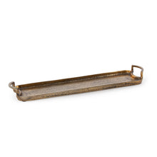 Load image into Gallery viewer, 21" Cast Iron Vanity Tray - Antiqued Gold
