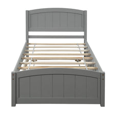 Load image into Gallery viewer, Platform Bed &amp; Headboard, Footboard And Wood Slat Support
