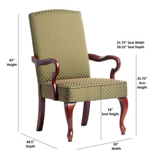 Load image into Gallery viewer, Delaney - Elegant Gooseneck Arm Chair With High Back
