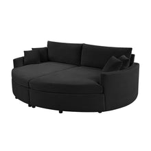 Load image into Gallery viewer, Oversized Double Chaise Lounge Sofa With USB Ports
