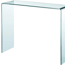 Load image into Gallery viewer, Glass Block Console Table - Clear
