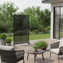 Load image into Gallery viewer, Three Panel Screen Room Divider (562870) - Black
