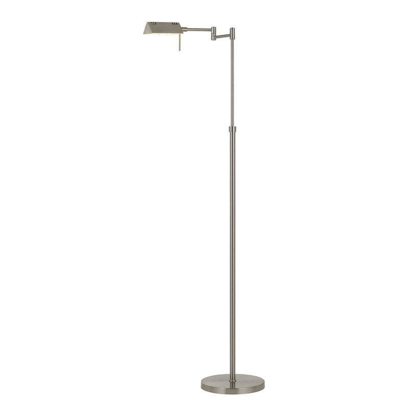 Adjustable Swing Arm Floor Lamp - Nickel