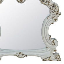 Load image into Gallery viewer, 45" Abstract Framed Mounted Dresser Mirror - White
