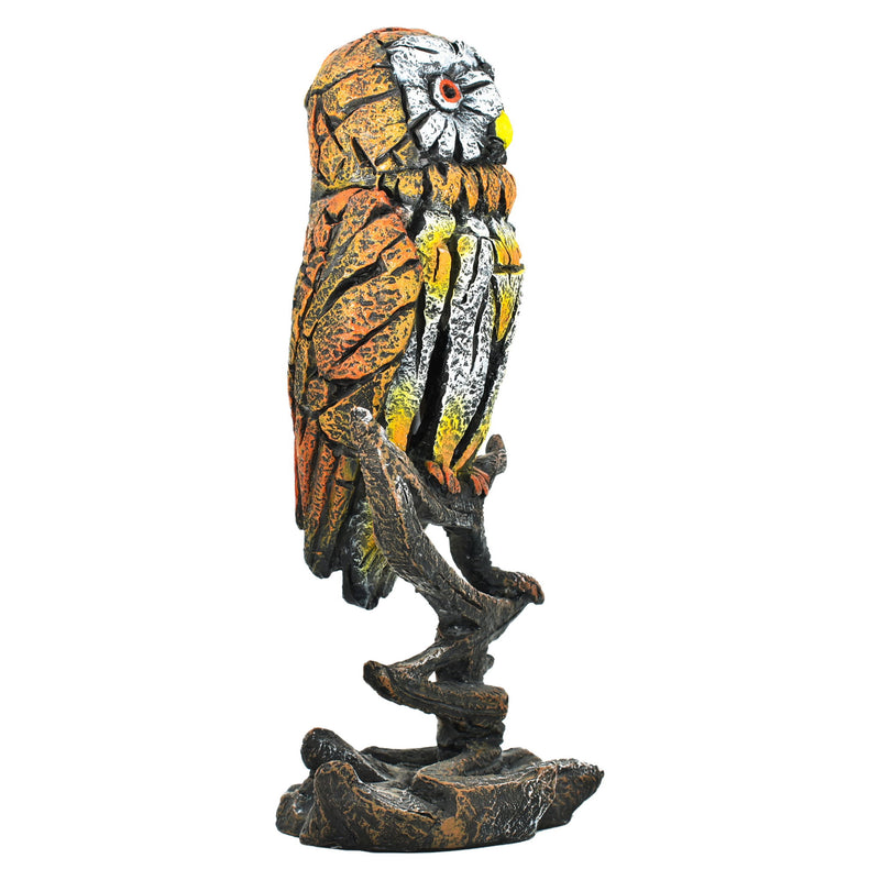 Owl Tabletop Sculpture - Brown / Yellow / White