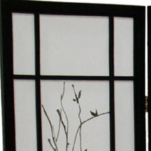 Load image into Gallery viewer, Folding Four Panel Screen Room Divider (469134) - Black / White
