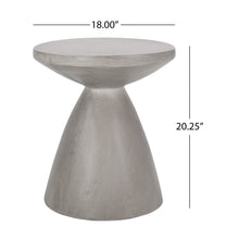Load image into Gallery viewer, Outdoor / Indoor Lightweight Concrete Side Table

