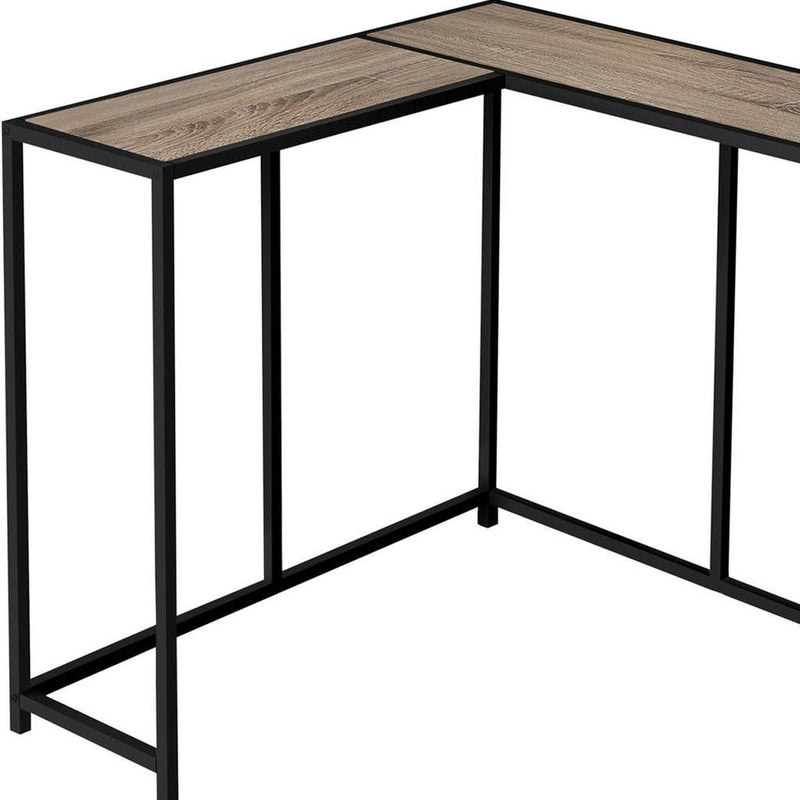 End Table - Black / Taupe