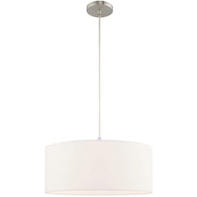 Load image into Gallery viewer, 12" Dimmable Chandelier With Shades - Nickel
