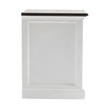 Load image into Gallery viewer, Three Drawer Wood Nightstand - White And Brown
