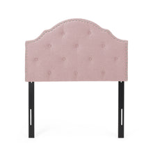 Load image into Gallery viewer, Flanner - Contemporary Fabric Upholstered Twin Headboard - Blush
