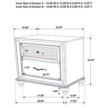 Load image into Gallery viewer, Barzini - 2 Drawer Nightstand Storage - White
