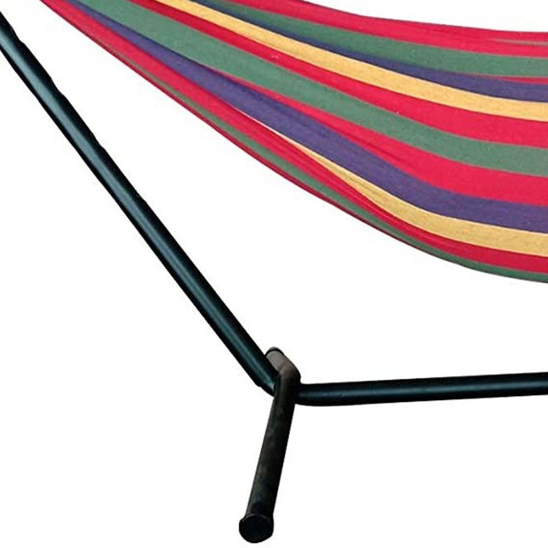Regatta Stripe Two Person Hammock With Stand - Pink