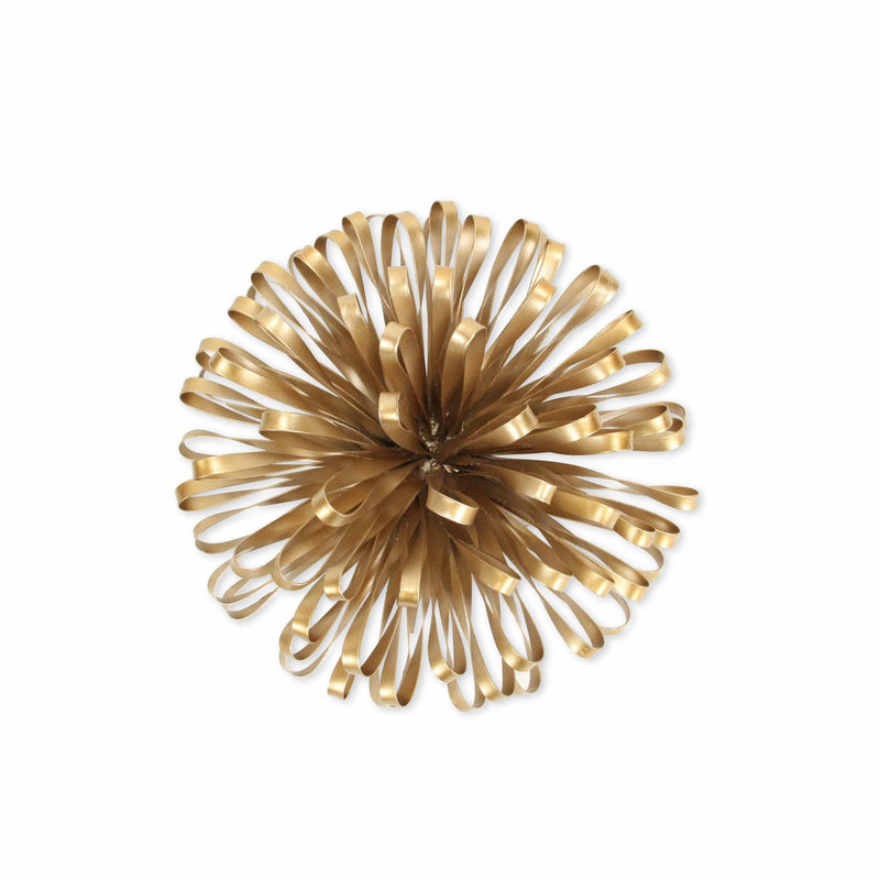 Abstract Hand Painted Sculpture (483269) - Gold
