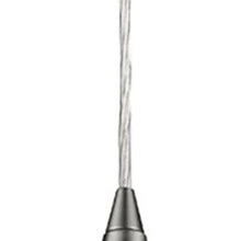 Load image into Gallery viewer, Narrow Hanging Light With Glass Studs - Silver
