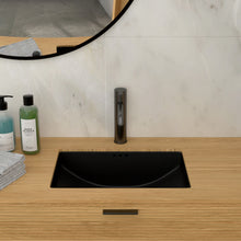 Load image into Gallery viewer, Modern Ceramic Undermount Bathroom Sink With Overflow, High Quality
