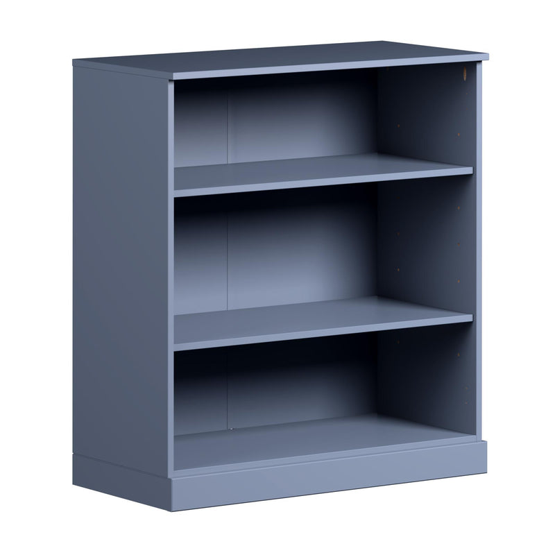 Adjustable Three Tier Library Bookcase - French Blue