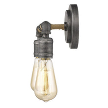 Load image into Gallery viewer, Two Light Industrial Textured Wall Light - Gray
