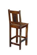 Load image into Gallery viewer, Solid Wood Bar Height Bar Chair - Dark Brown
