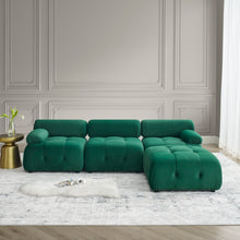 Load image into Gallery viewer, Modular Sectional Sofa, Button Tufted Design With Diy L-Shaped Layout, Reversible Ottoman
