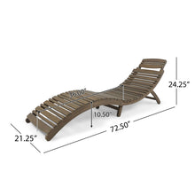 Load image into Gallery viewer, Lahaina - Wood Foldable Chaise Lounge
