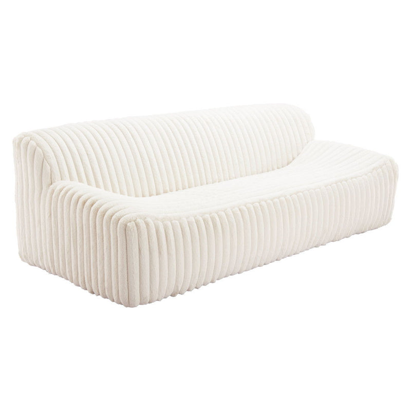 Manufactured Wood Sofa - Cream