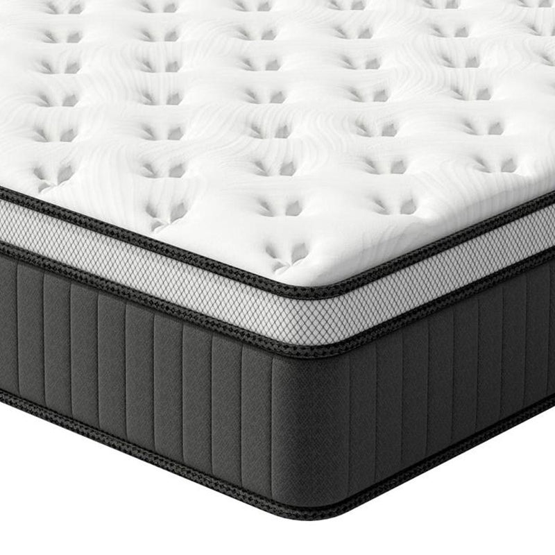 Memory Foam Medium Euro Top Hybrid Mattress (748778) - King