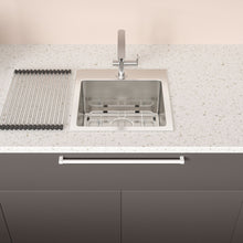 Load image into Gallery viewer, Premium Laundry Drop In Utility Sink 16 Gauge Stainless Steel, Topmount
