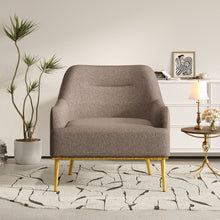 Load image into Gallery viewer, Modern Elegance Accent Chair With Curved Backrest
