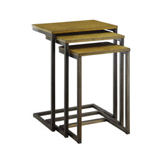 Load image into Gallery viewer, Solid Wood Rectangular End Table - Black And Brown
