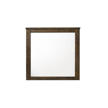 Load image into Gallery viewer, 40" Square Framed Mounted Dresser Mirror - Dark Brown

