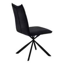 Load image into Gallery viewer, Tufted Upholstered Faux Leather Dining Parsons Chairs (Set of 2) - Black
