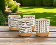 Load image into Gallery viewer, Dolomite Round Pot Planters (Set of 4) - Cream

