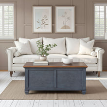 Load image into Gallery viewer, Lift-Top Coffee Table - Blue

