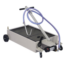 Load image into Gallery viewer, High Impact Polypropylene 20 Gallon Low Profile Oil Drain With Pump Steel - Gray
