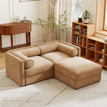 Load image into Gallery viewer, Contemporary Elegant Sofa With Storage And Ottoman
