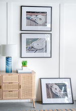 Load image into Gallery viewer, Rope Wall Art With Frame, Wall Decor For Living Room (Set of 3) - White / Black
