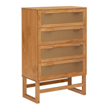 Load image into Gallery viewer, Talo - 4 Drawer Dresser - Natural

