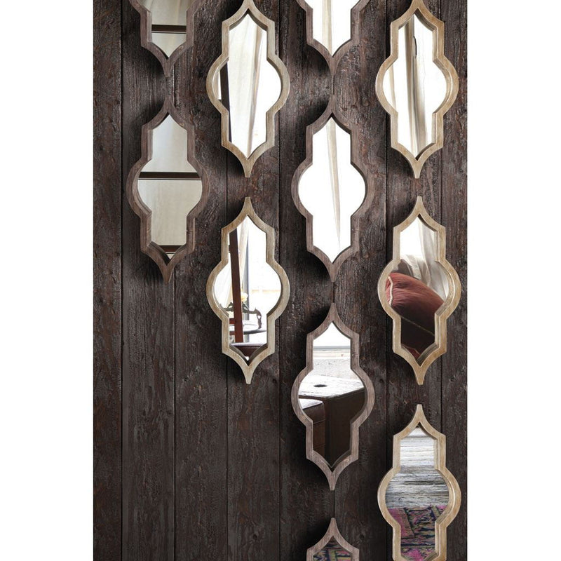 Novelty Framed Accent Mirror - Natural