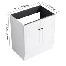 Load image into Gallery viewer, Modern Freestanding Bathroom Vanity With Soft Close Cabinet Doors

