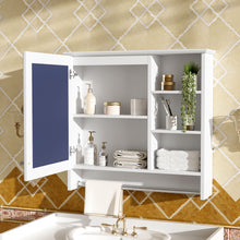 Load image into Gallery viewer, Wall Mount 2 In 1 Mirror Cabinet With Adjustable Shelf, Soft-Closing Hinges
