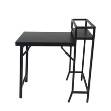 Load image into Gallery viewer, 3 Piece Patio Bistro Set, Patio Set Of Foldable Patio Table And Chairs, Outdoor Patio Furniture Sets - Black
