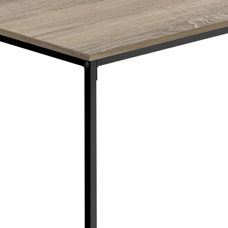 Metal Coffee Table (489939) - Taupe And Black